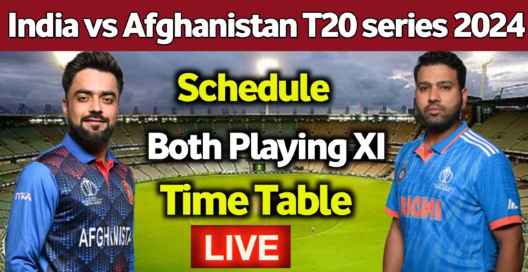 India Vs Afghanistan 1st T20 Live: Both Playing 11 & Time Table 