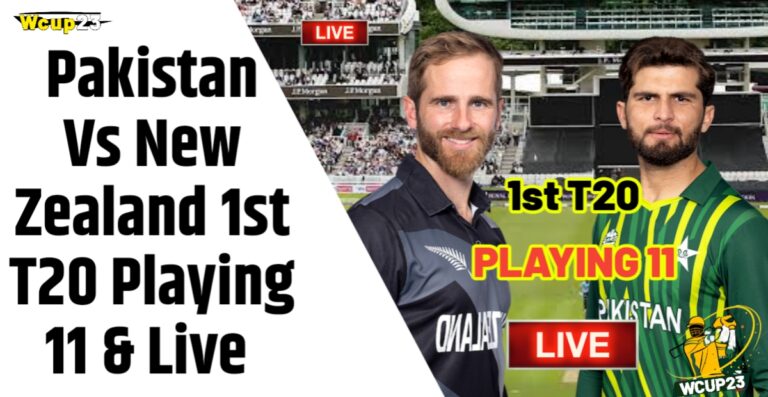 PAK vs NZ 1st T20 2024: Pakistan Vs New Zealand 1st Match Playing 11 Live