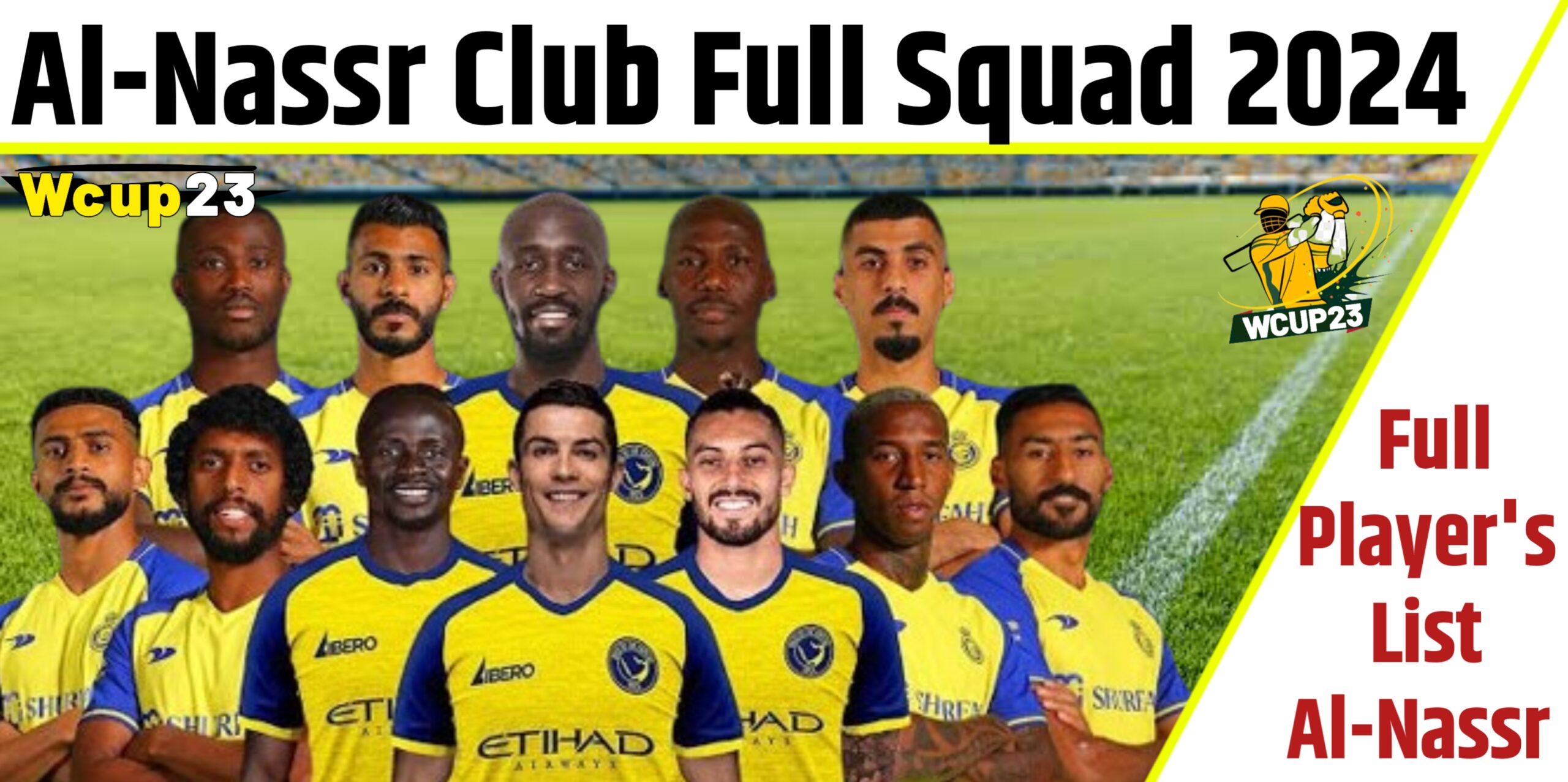 Al Nassr Team 2024 Full Squad - Al-Nassr Player's List 2024 